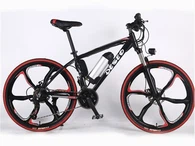 Bicicleta de montaña eléctrica de rueda de cuchilla integrada